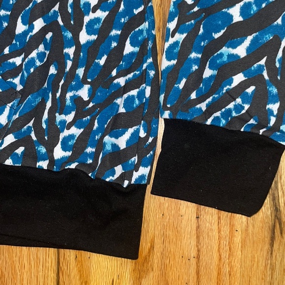 NEW DEREON Rhinestone Animal Leopard Zebra  STUD bling Hoodie 3X 22 24 PLUS SIZE - Picture 6 of 17